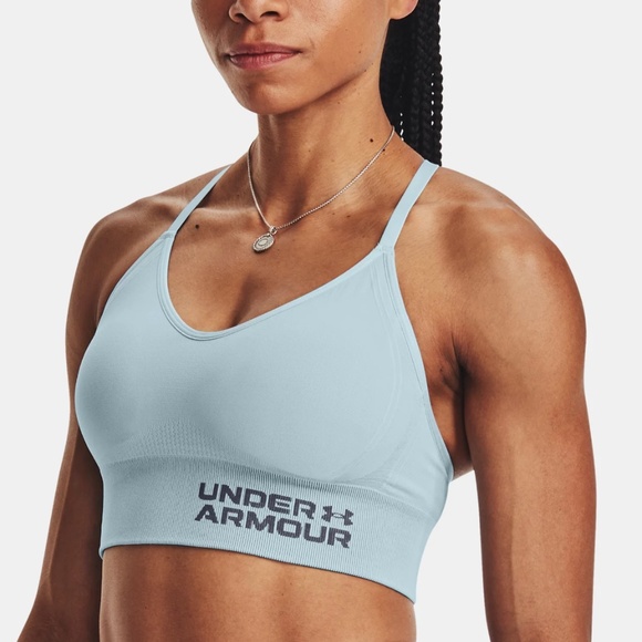 Women's Under Armour Seamless Low Sports Bra - Picture 6 of 8